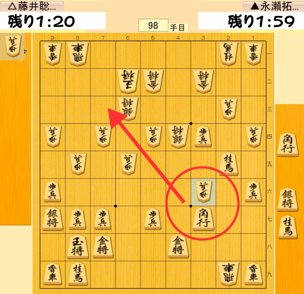 藤井王将　千日手を避ける