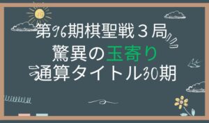 第96期棋聖戦第３局　アイキャッチ画像