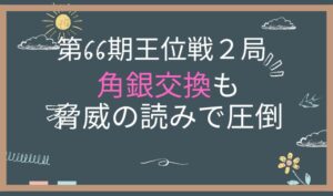 第66期王位戦第２局　アイキャッチ画像