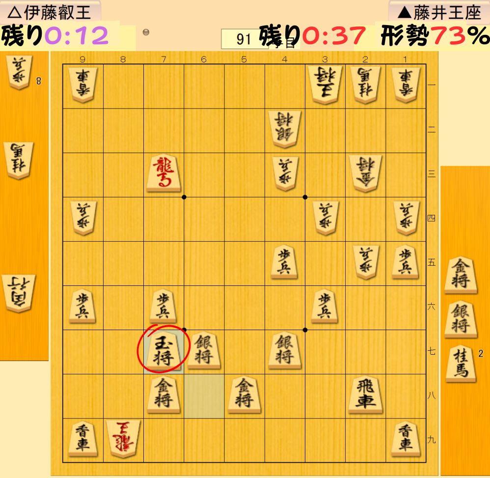 伊藤叡王 1分将棋に